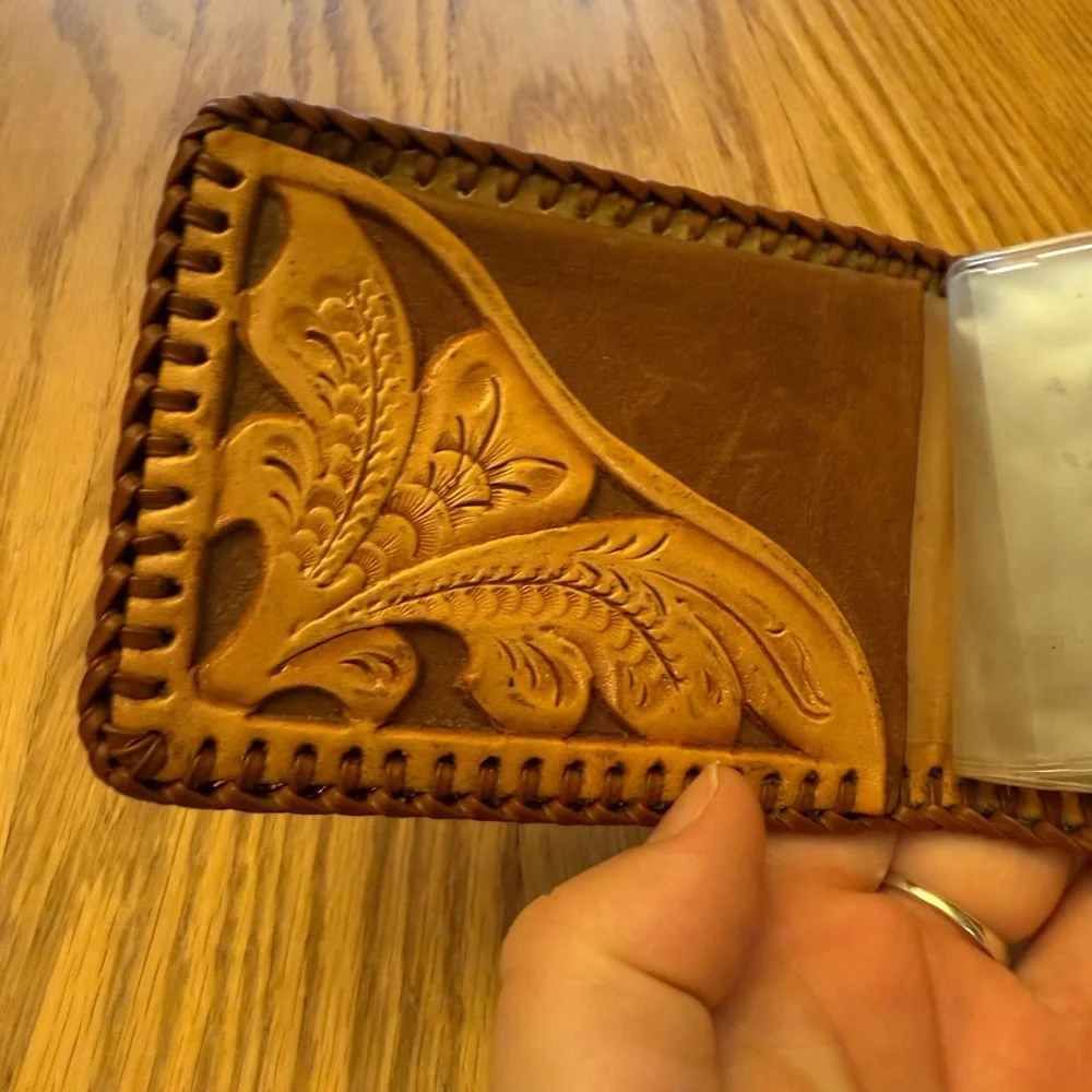 Handcrafted Vintage Brown Leather Wallet